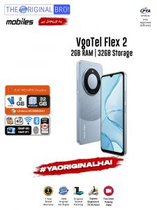 Vgotel Flex 2 - 2GB RAM - 32GB Storage - Easy Monthly Installments - PTA Approved - 1 Year Official Warranty - The Original Bro Mobiles - TOB70